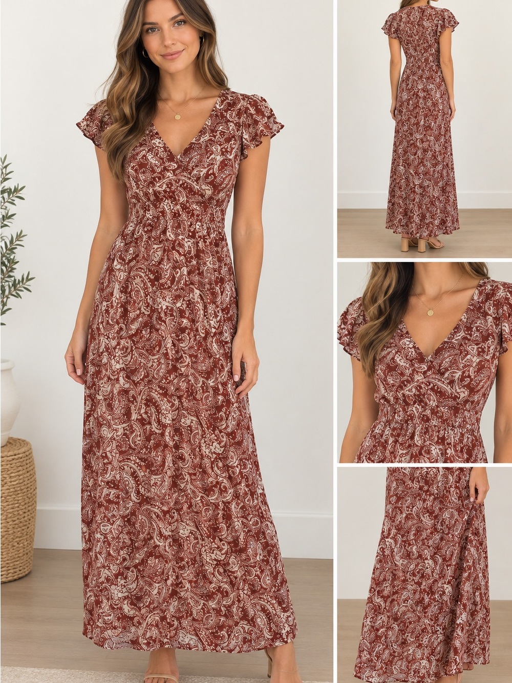 Paisley Summer Maxi dress